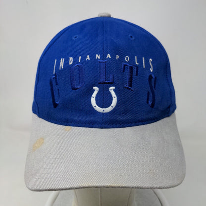 Twins Enterprise Men's Slideback Hat Blue OSFA Embroidered Indianapolis Colts