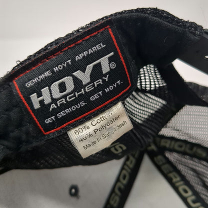 Hoyt Archery Trucker Hat Gray One Size Redwrx Mesh Back Snapback Archery Gear