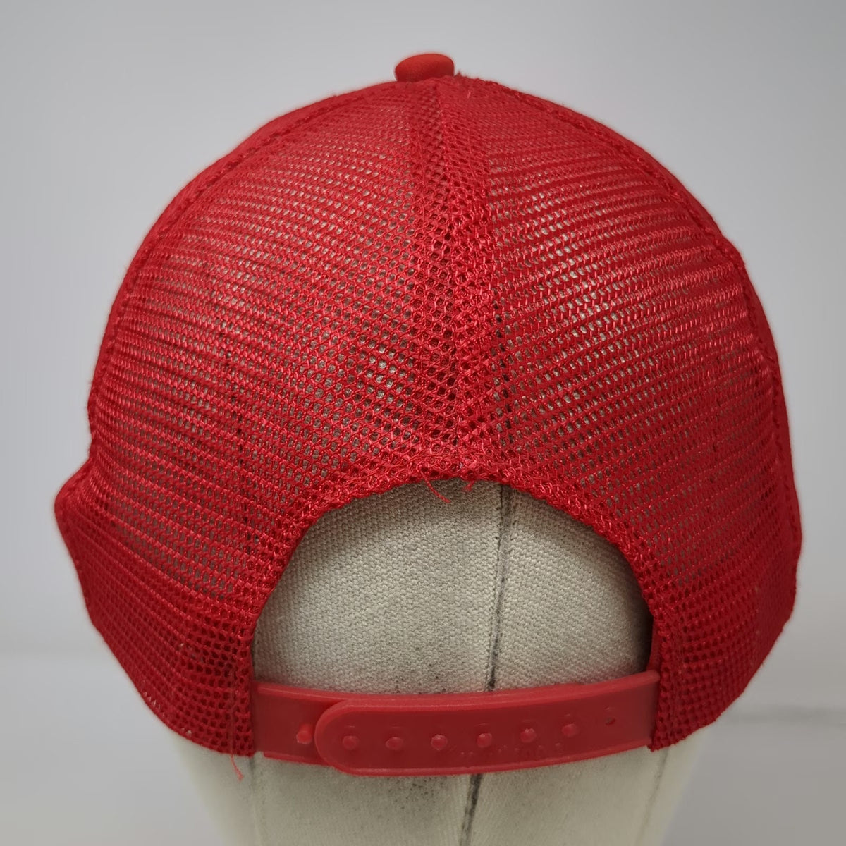 Sportcap Trucker Hat Red Great American Guitar Assault Mesh Graphic Vintage