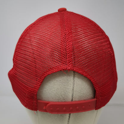 Sportcap Trucker Hat Red Great American Guitar Assault Mesh Graphic Vintage