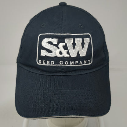 Port & Company Baseball Cap Black One Size S&W Seed Company Strapback Hat