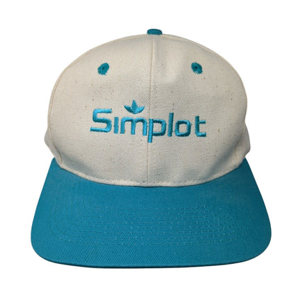Simplot Snapback Hat Multicolor One Size Adjustable Embroidered 6 Panel KC