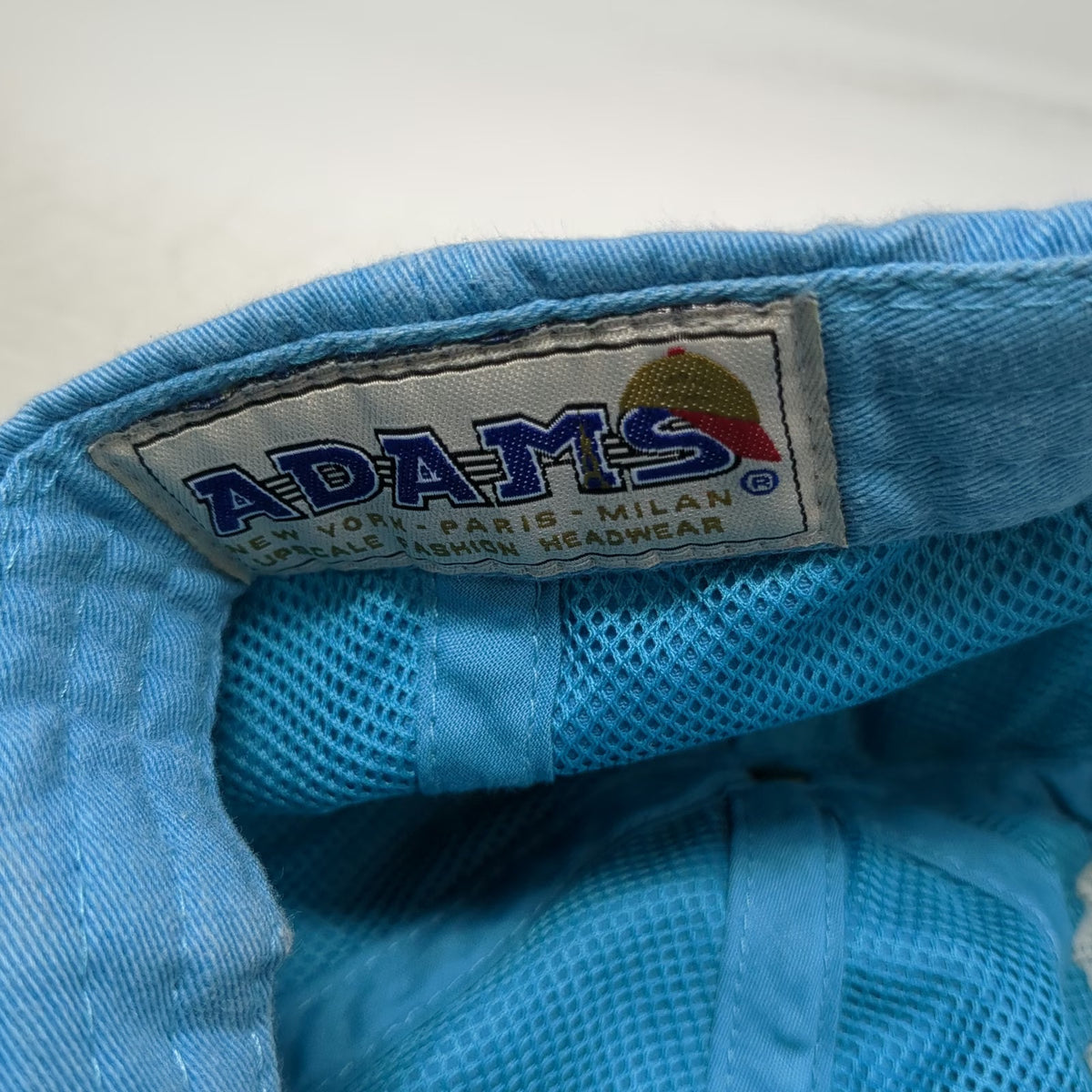 Adams Baseball Cap Blue One Size Snook Inn Marco Island Hat Leather Side Art