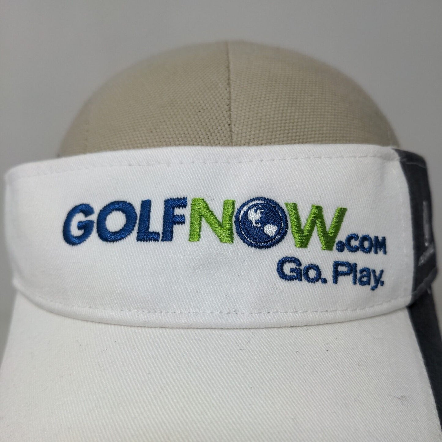 Golf Channel Men's Strapback Hat White Size OS Embroidered GolfNow Logo