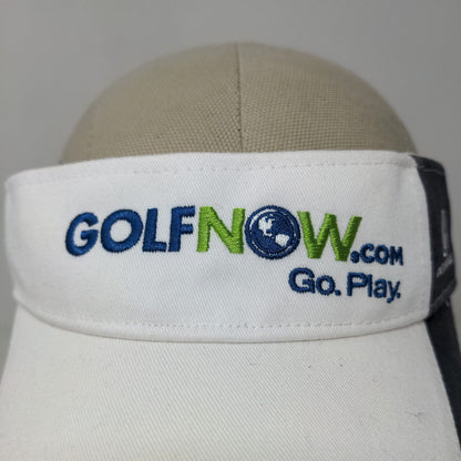 Golf Channel Men's Strapback Hat White Size OS Embroidered GolfNow Logo