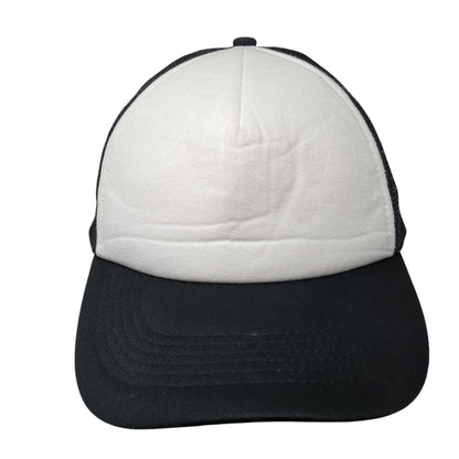 Unbranded Snapback Mesh Back Foam Trucker Hat Blank Distressed Cotton Blend