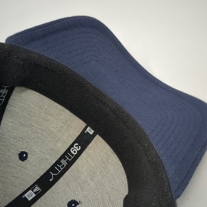 New Era NFL Shield Logo Blue L 39THIRTY Stretch Fit Embroidered Curved Brim Hat
