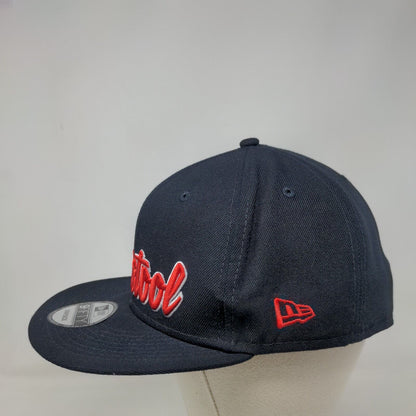 Barstool Snapback Hat Blue OSFM Solid Embroidered New Era 9Fifty