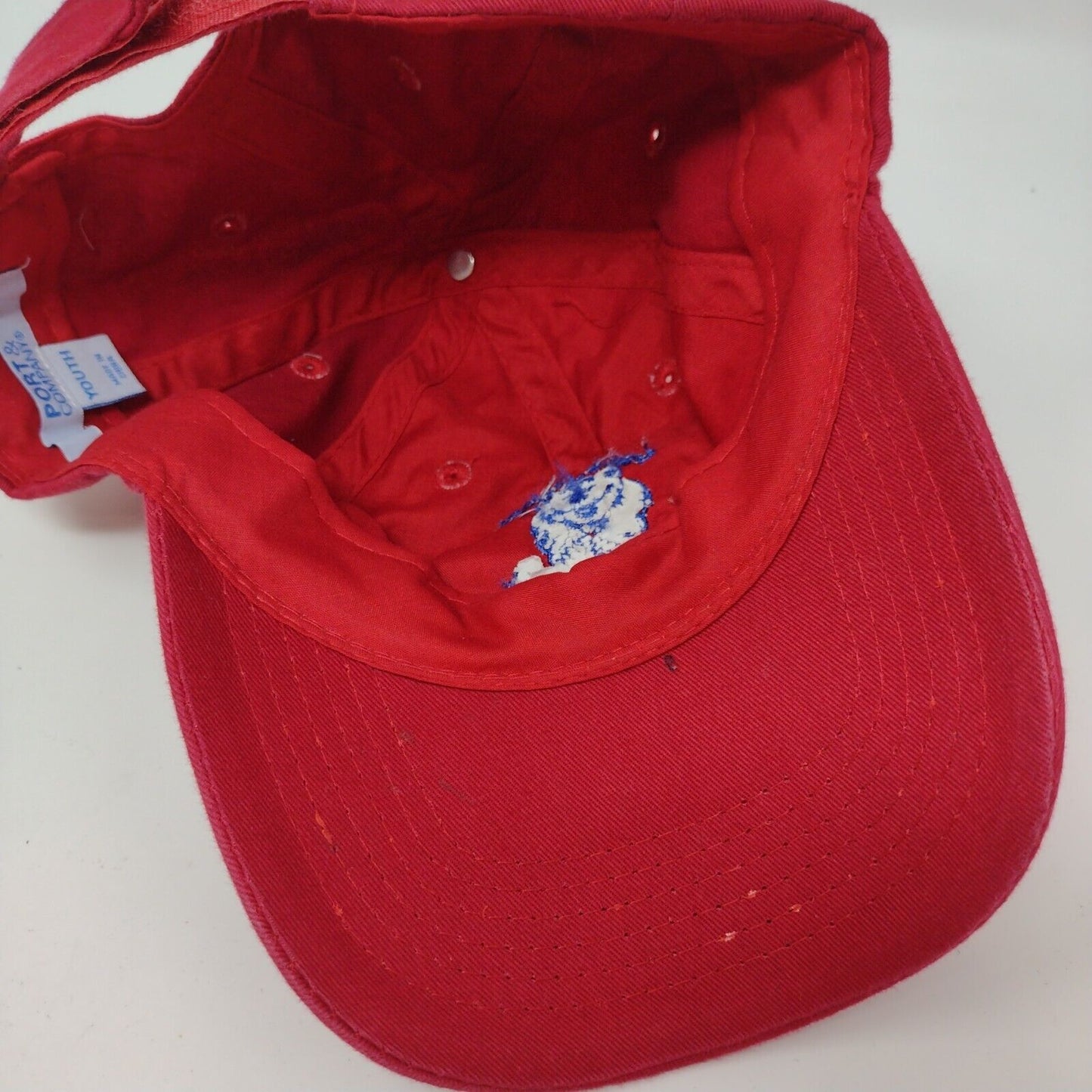 Gate City Elementary Youth Strapback Hat Red One Size Adjustable Port & Company