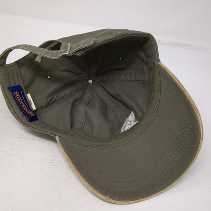 Pendleton Baseball Cap Green One Size Fly Fishing Lure Beige Suede Brim USA Hat