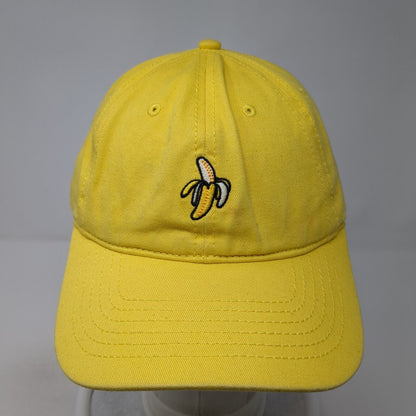 Banana Strapback Hat Yellow One Size Adjustable Embroidered Forever 21