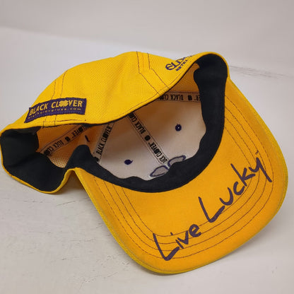 Black Clover Baseball Cap Yellow XL Eldorado Hotel Casino Reno Live Lucky Hat