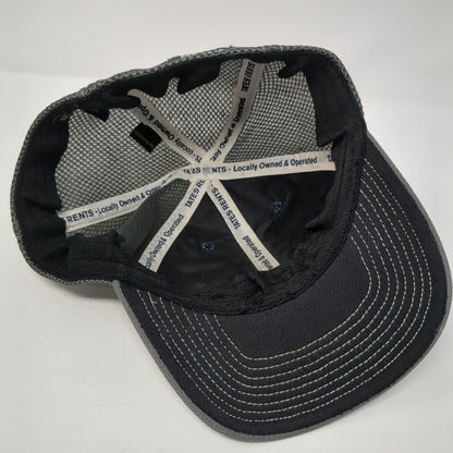 Tates Rents Fitted Mesh Back Hat Multi L/XL Colorblock Embroidered