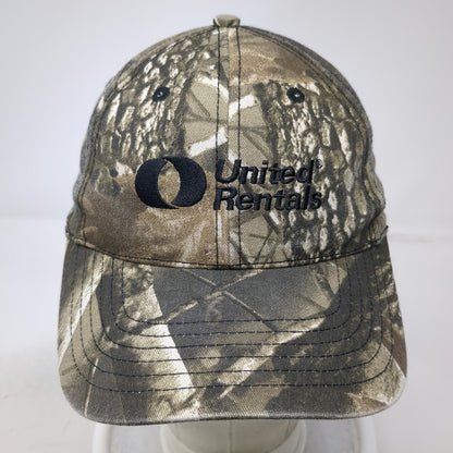 K-Products United Rentals Baseball Cap Brown Camo One Size Adjustable Logo Hat