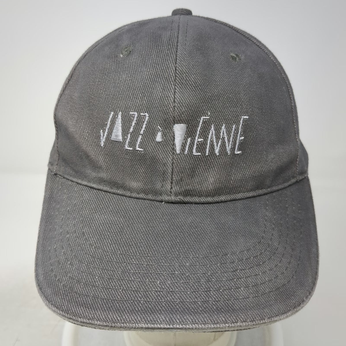 K-up Jazz à Vienne Music Festival Hat Gray OSFM Baseball Cap Slideback Cotton