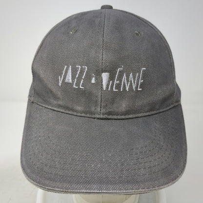 K-up Jazz à Vienne Music Festival Hat Gray OSFM Baseball Cap Slideback Cotton
