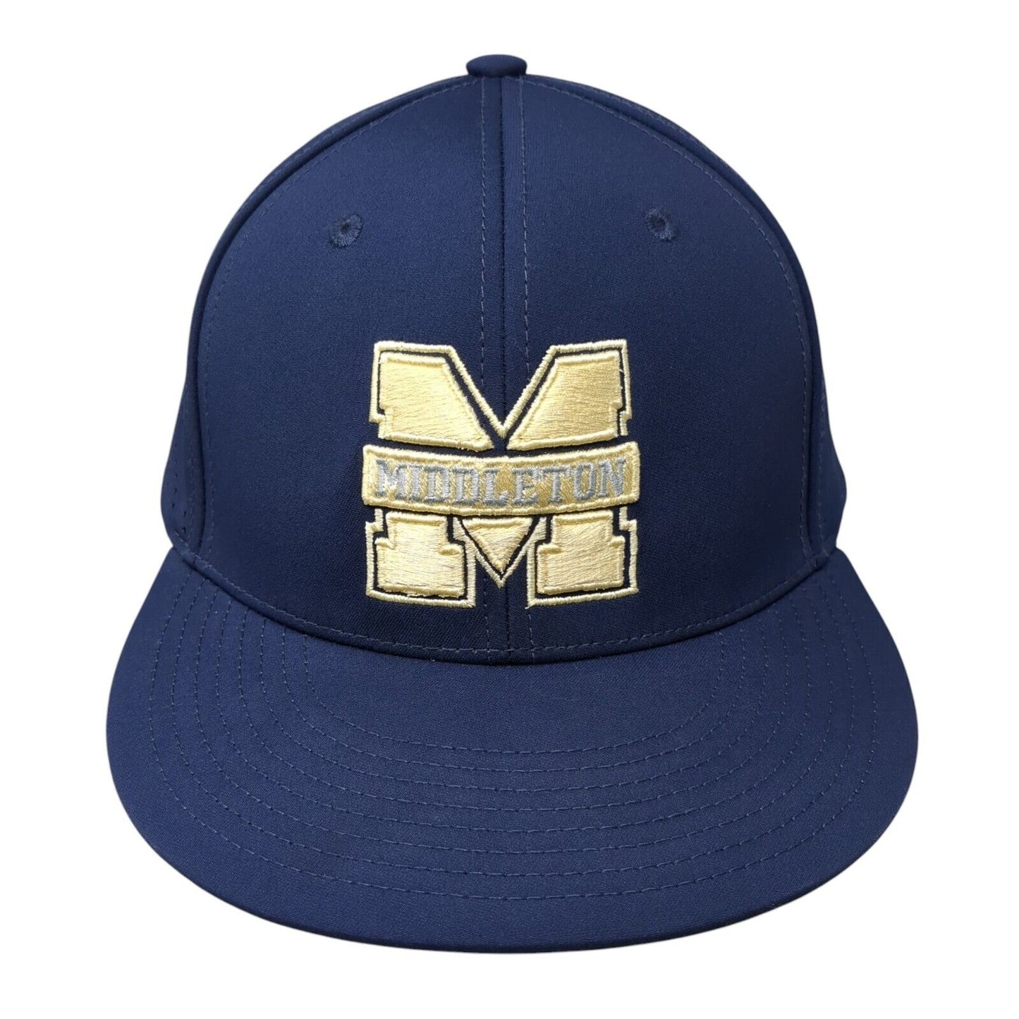 Middleton Fitted Hat Blue L/XL Lightweight Embroidered 47One Pacific Headwear
