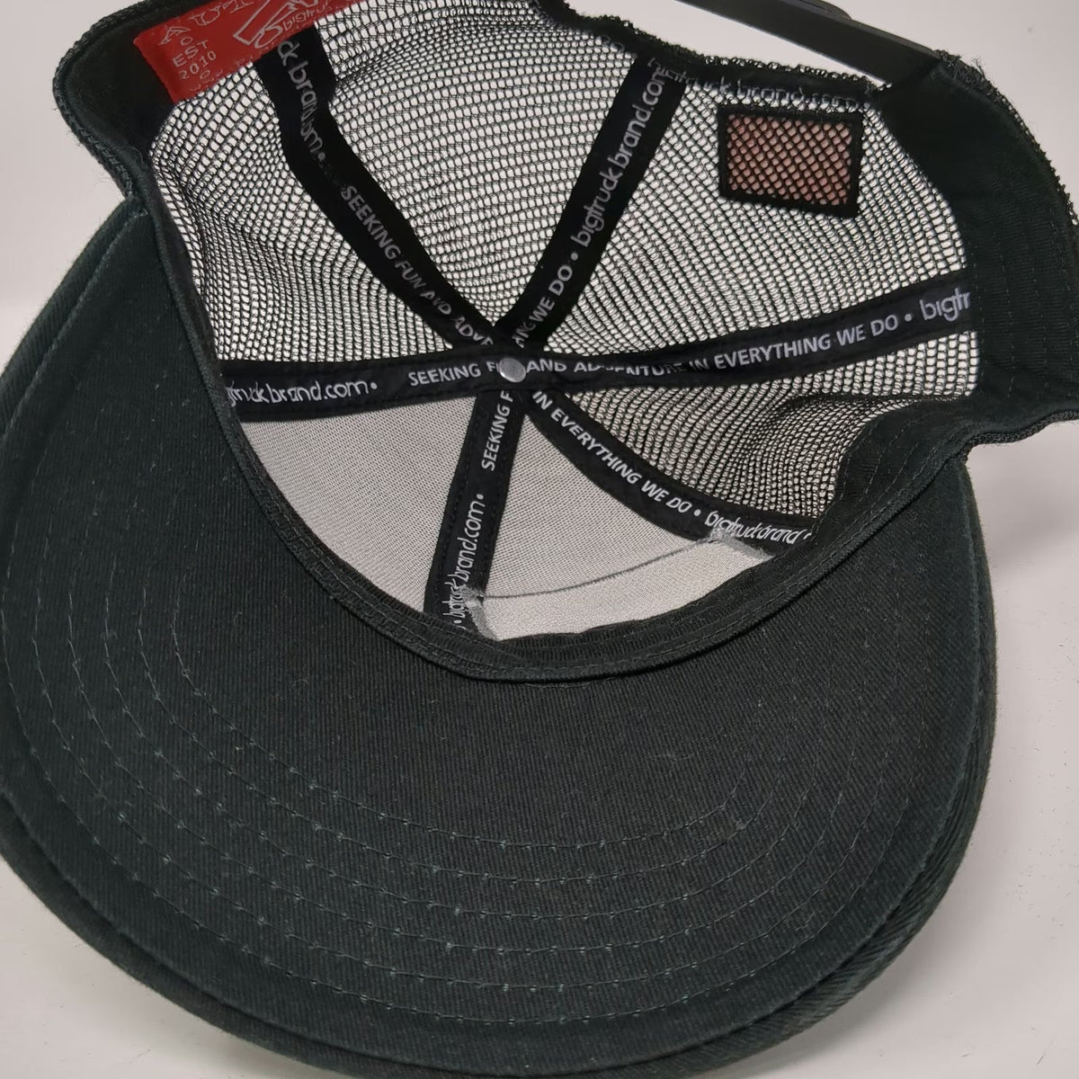 bigtruck Black One Size Trucker Hat The Speedy Foundation Logo Mesh Snapback Cap