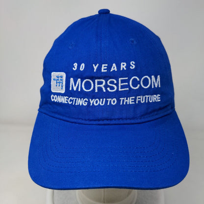 30 Years Morsecom Connecting You To The Future Strapback Hat Blue One Size BIG X