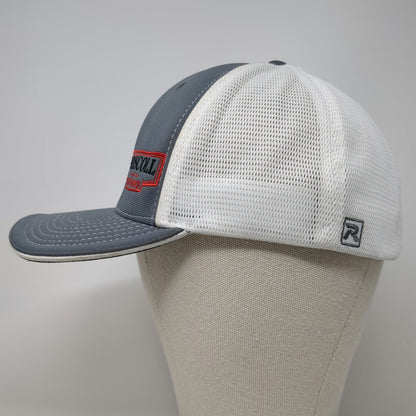 Richardson Baseball Cap Gray White M Driscoll Brothers Potato Mascot Mesh Fitted
