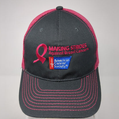 Making Strides Against Breast Cancer American Society Trucker Hat Multi OS Mesh