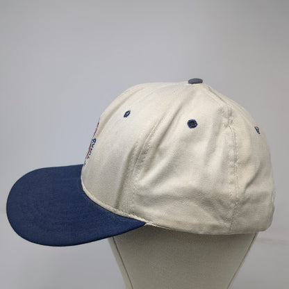 Cloverdale Snapback Beige Blue One Size Port Royal Bermuda Crest Logo Hat USA
