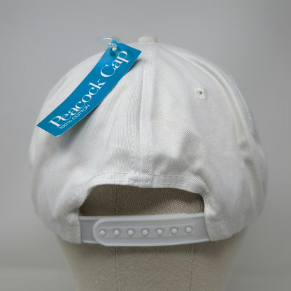 Peacock Cap 50 Years Ago A Star Was Born 5 Panel White Hat One Size Snapback