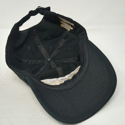 Baseball Cap Black One Size Yahiro Jagged Gold Embroidery 32 Anos Slideback Hat
