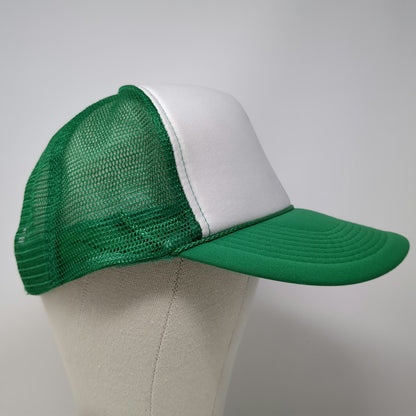 OTTO Trucker Hat Green One Size 10 Barrel Brewing Co Mesh Foam Rope Graphic