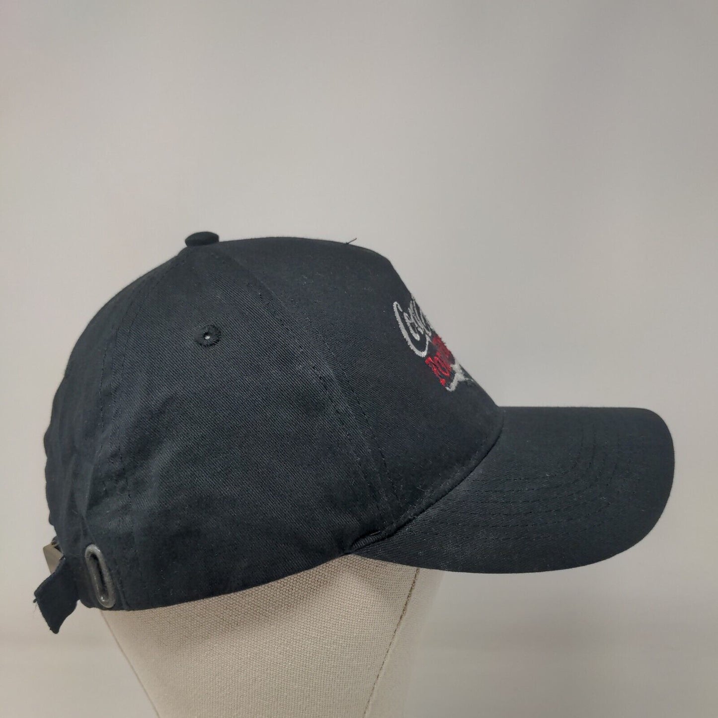 Coca-Cola Fort Worth Slideback Hat Black One Size Adjustable Embroidered BIG X
