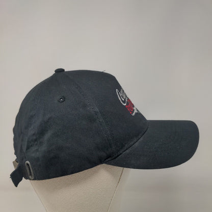 Coca-Cola Fort Worth Slideback Hat Black One Size Adjustable Embroidered BIG X