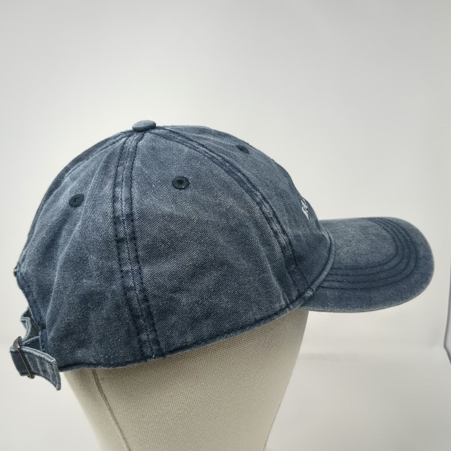 Mountain Baseball Cap Blue One Size Bar Harbor Maine Lobster American Flag Hat