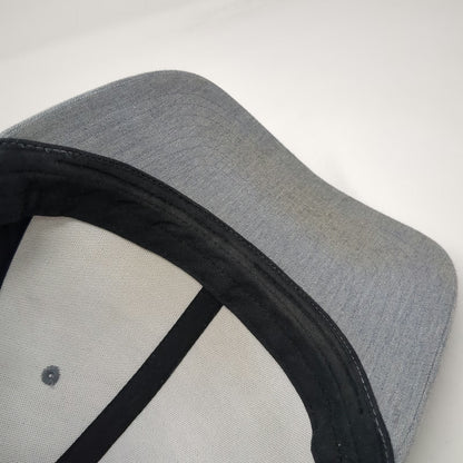 Yupoong Trucker Hat Gray Black One Size Buck Not Comply Mesh Snapback