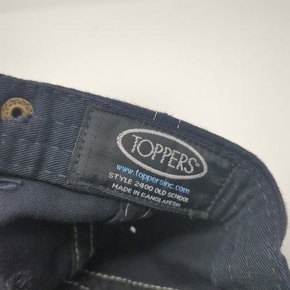 Toppers Slideback Baseball Cap Blue One Size Adjustable 6 Panel Blank