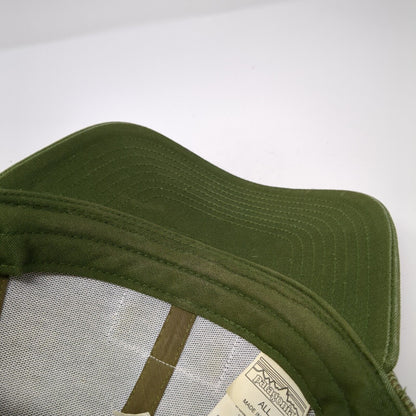 Patagonia Mountain Patch Snapback Trucker Hat Green One Size Mesh Back