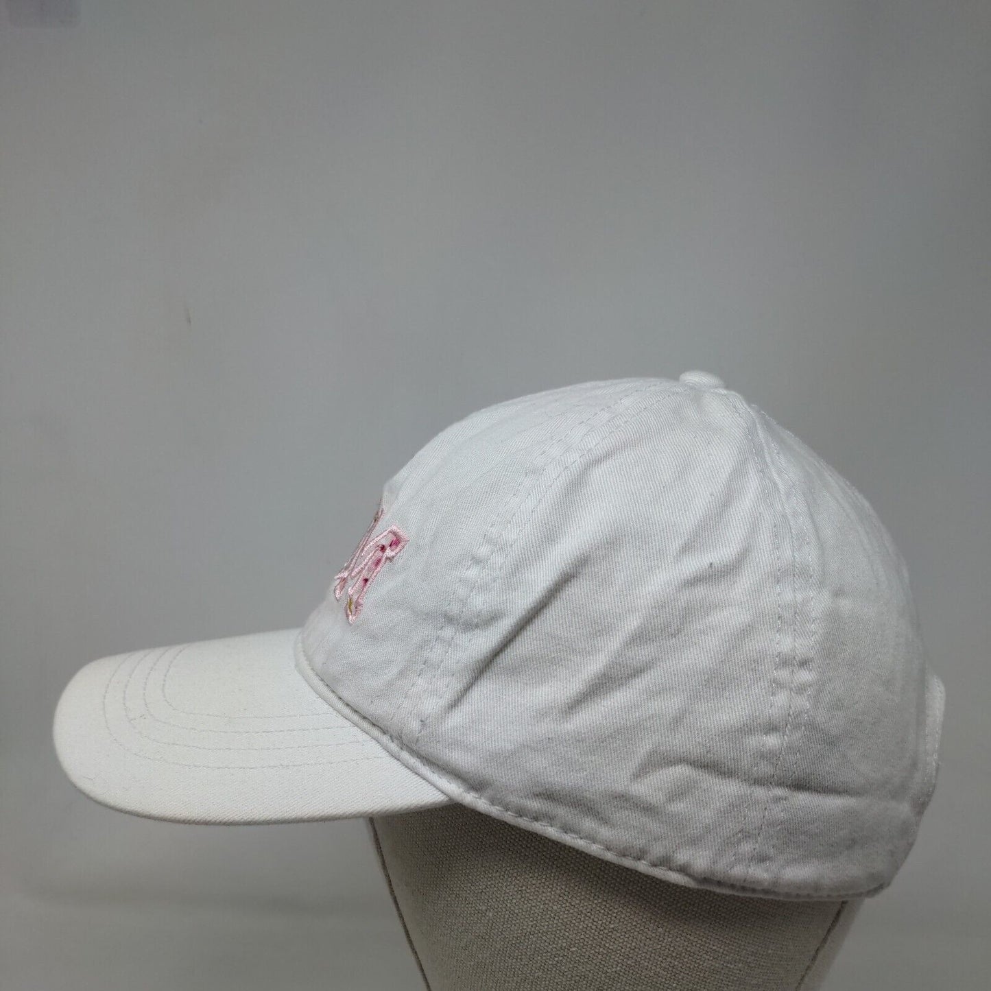 Mom Slideback Hat White OSFM Embroidered 6 Panel David And Young