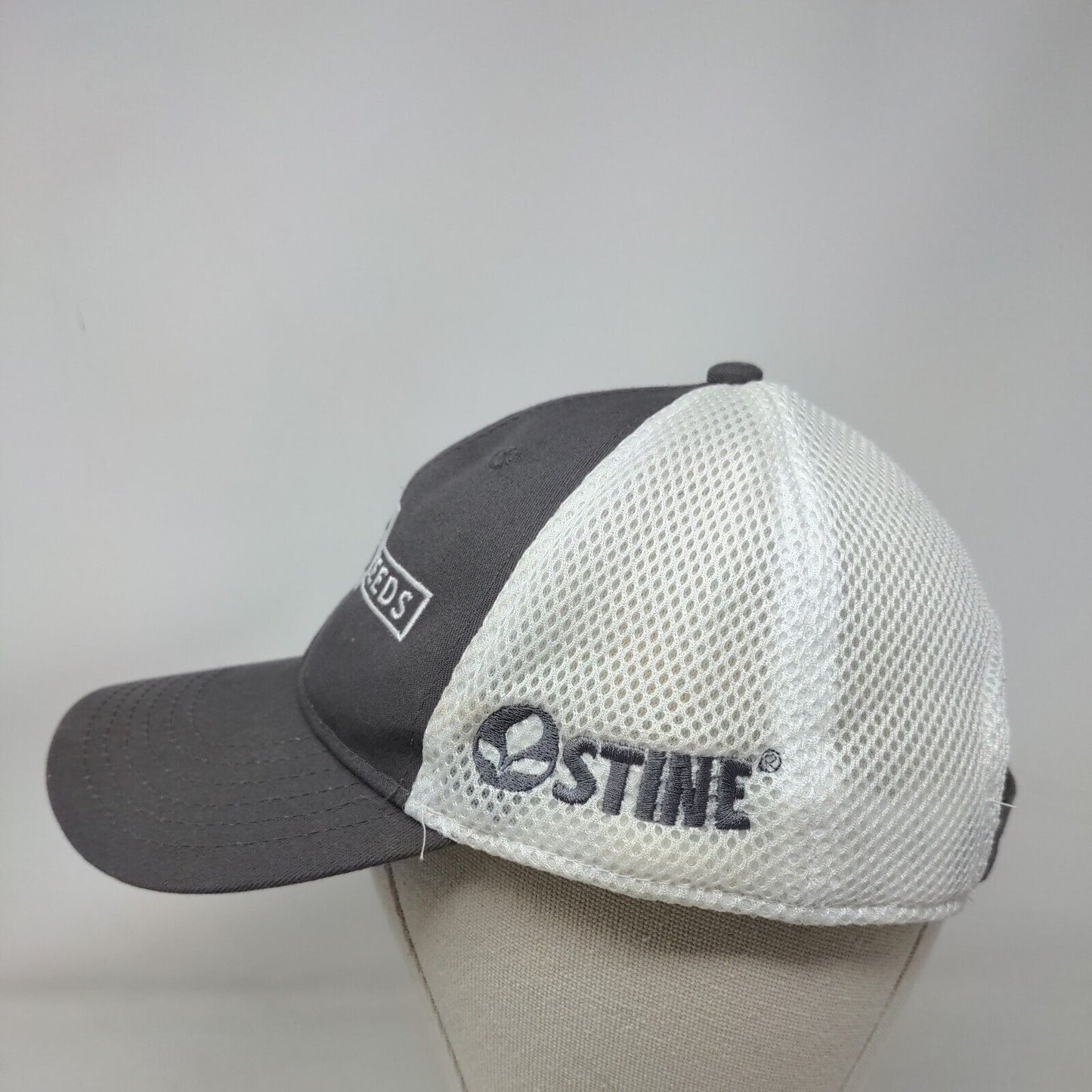 Legg Seeds Strapback Mesh Back Hat Gray OSFM Stine Outdoor Cap