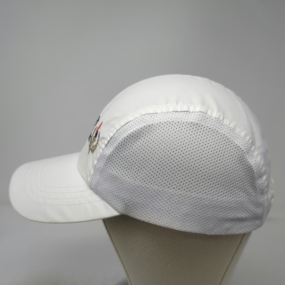 Baseball Cap White One Size US Police & Fire Championships Mesh Polyester Hat