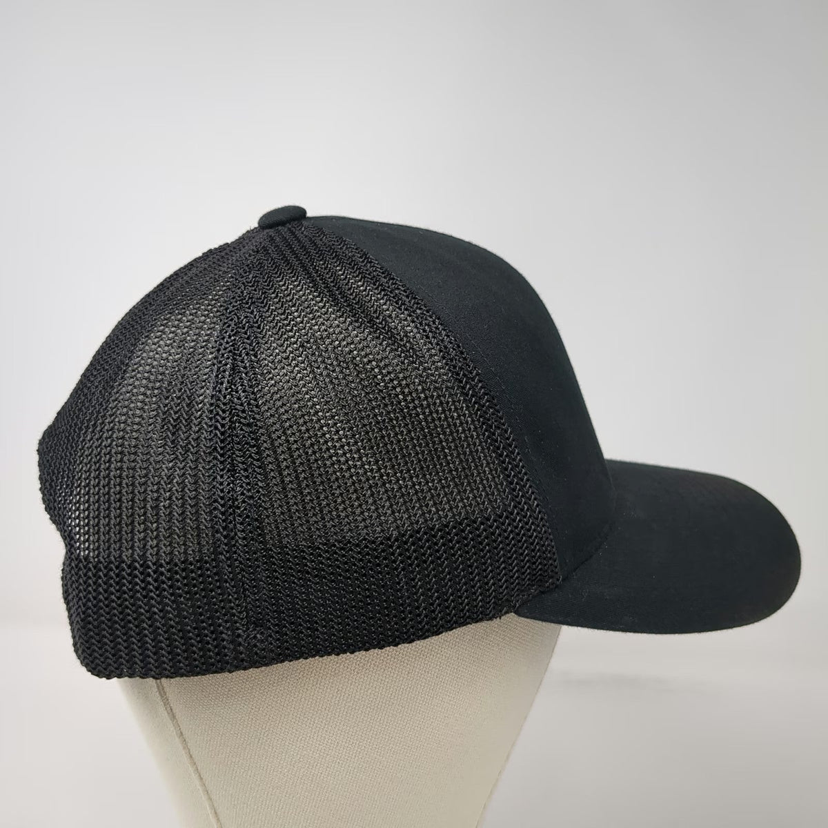 Yupoong Trucker Hat Black One Size Marmon Utility LLC Mesh Snapback Adjustable