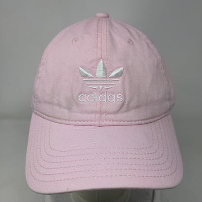 Adidas Slideback Hat Pink OSFM Adjustable Embroidered Vented Holes 6 Panel