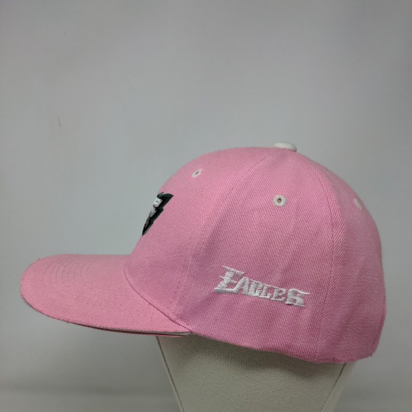 NFL Women's Strapback Hat Pink OSFA Embroidered Philadelphia Eagles Logo Acrylic