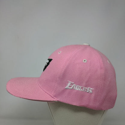 NFL Women's Strapback Hat Pink OSFA Embroidered Philadelphia Eagles Logo Acrylic