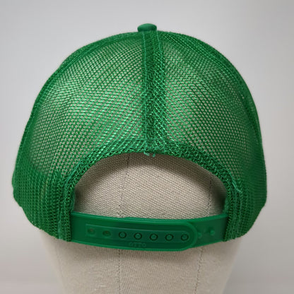 OTTO Trucker Hat Green One Size Mesh Snapback Rope Lets Rage Foam Graphic Hat