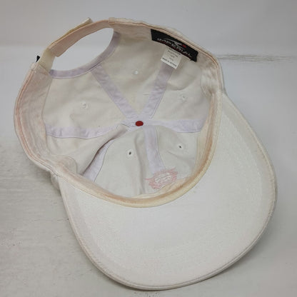Imperial Baseball Cap White One Size Boca Raton Resort & Club Hat Pink Logo