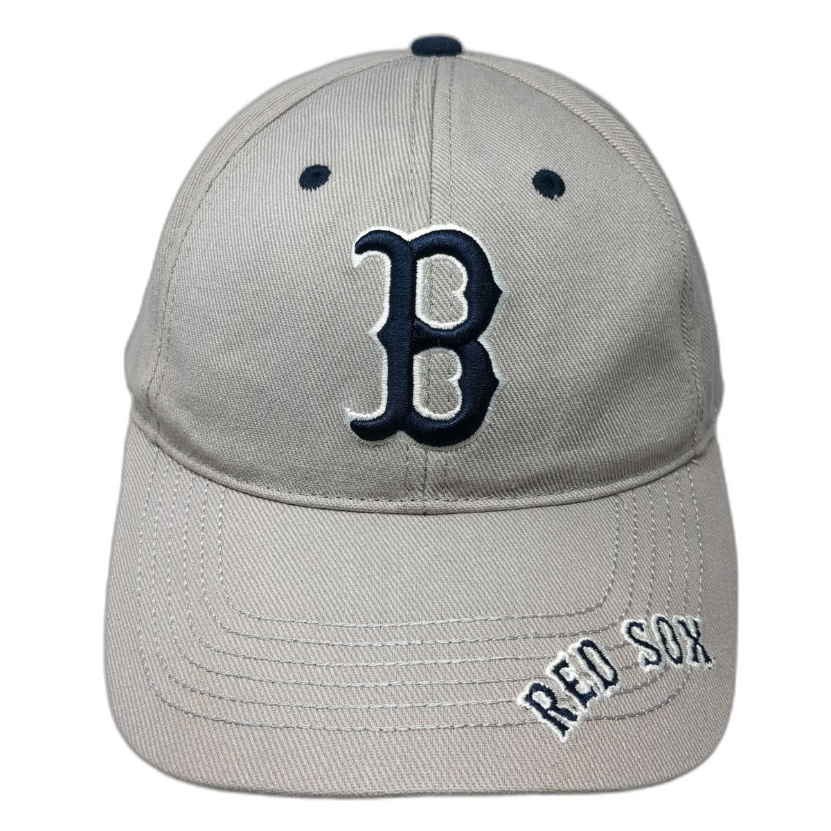 Boston Red Sox MLB Fan Favorite Baseball Cap Gray Blue White One Size Strapback