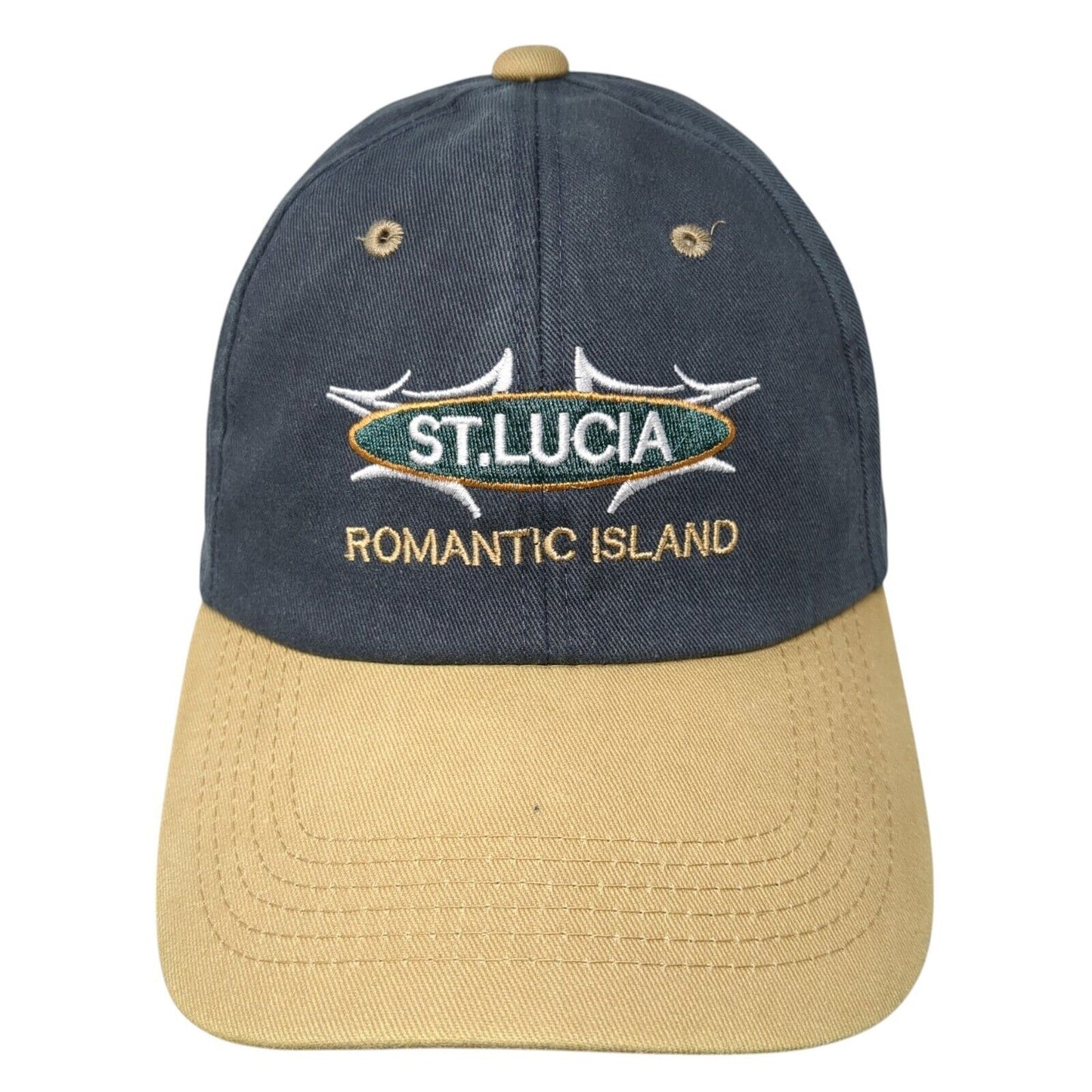 St. Lucia Romantic Island Strapback Hat Multicolor OSFA Adjustable