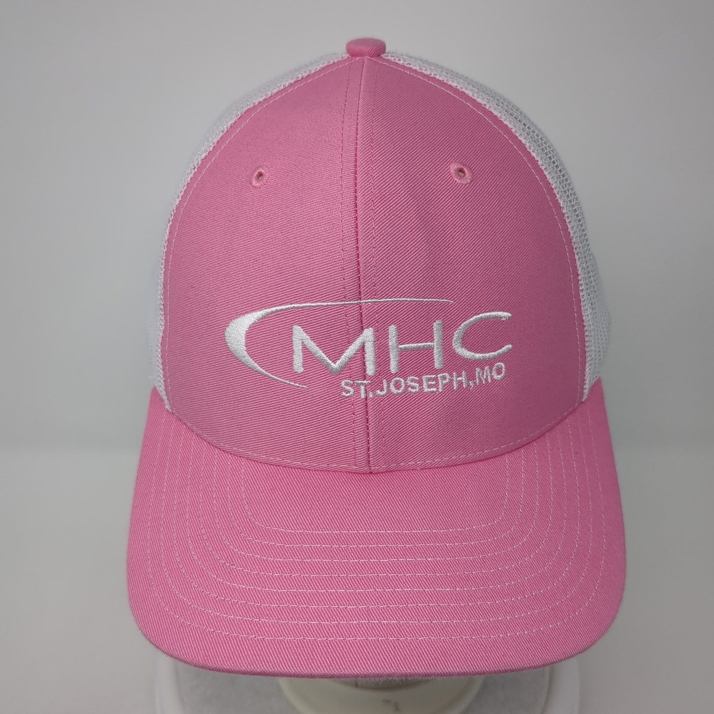 MHC St. Joseph Mo Trucker Hat Pink One Size Adjustable Mesh Back Richardson