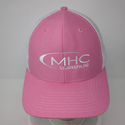 MHC St. Joseph Mo Trucker Hat Pink One Size Adjustable Mesh Back Richardson