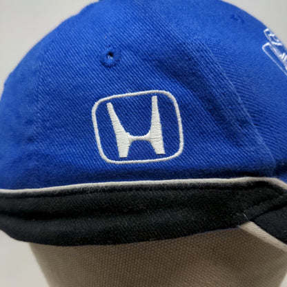 Speedgear Men's Strapback Hat Blue Embroidered Car Honda Logo Spell Out