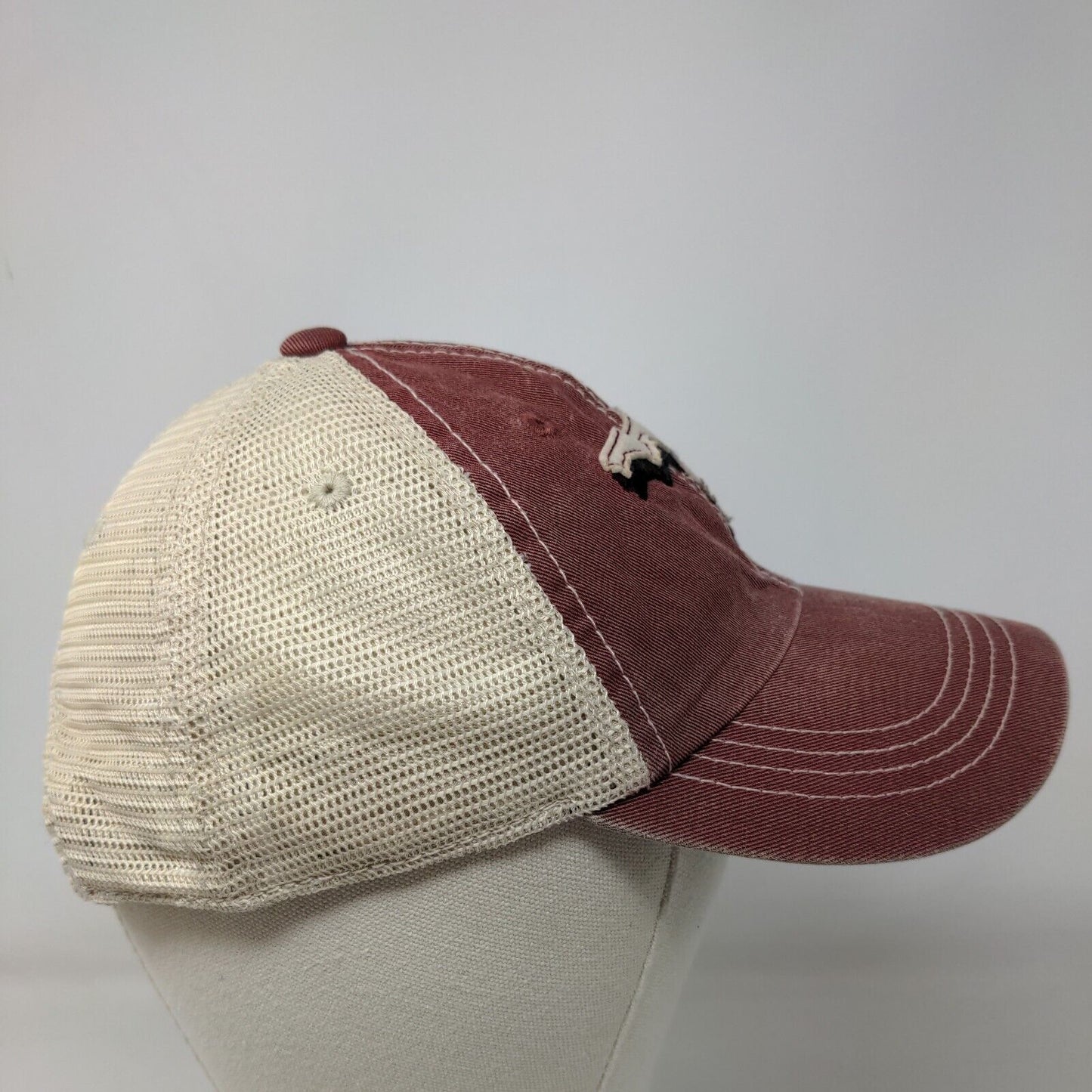 Top of the World Boy's Snapback Mesh Back Hat Red Florida State University Logo